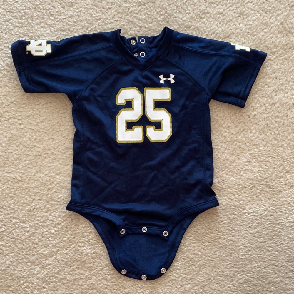 Baby Boy Under Armour Notre Dame Jersey 6-9 mos